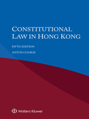 cover image of Constitutional Law in Hong Kong